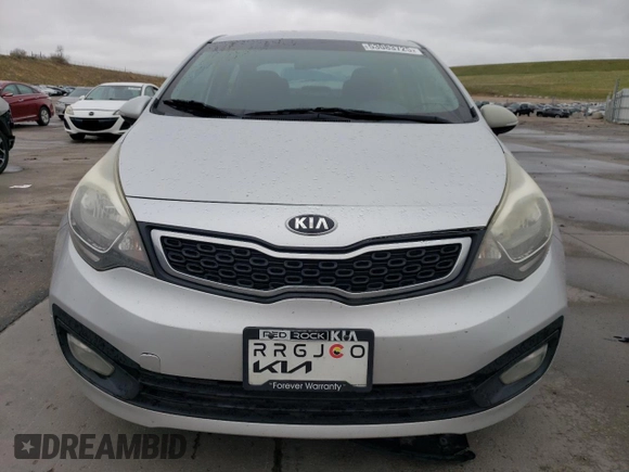2015 Kia Rio EX with VIN KNADN4A33F6447668, listed as a Copart auction lot 53083725 with 96,168 mi miles and Clean Title. Bid and sale history available at carsss.com. Image 5.