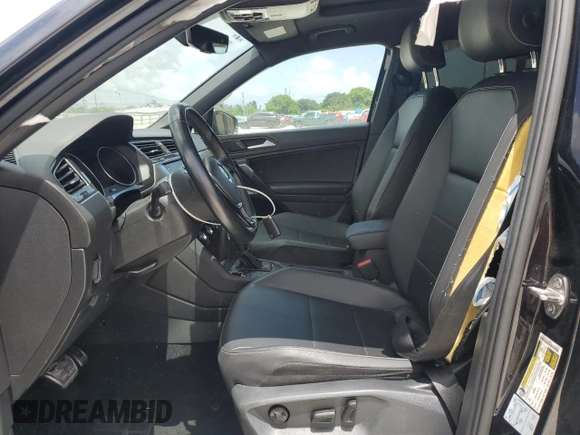 2021 Volkswagen Tiguan SE with VIN 3VV3B7AX4MM095257, listed as a Copart auction lot 60690015 with 61,782 mi miles and Salvage title. Bid and sale history available at DreamBid. Image 7.