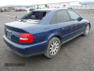 2001 Audi A4 with VIN WAUDC68D91A058099, listed as a IAAI auction lot 41657779 with 152,517 mi miles. Bid and sale history available at carsss.com. Image 4.