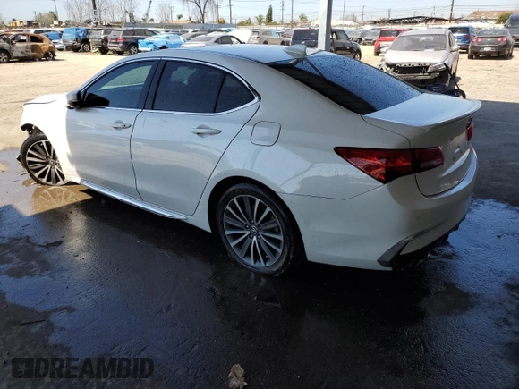 2018 Acura TLX Advance with VIN 19UUB2F72JA008609, listed as a Copart auction lot 50388435 with 113,389 mi miles and Salvage Title. Bid and sale history available at DreamBid. Image 2.