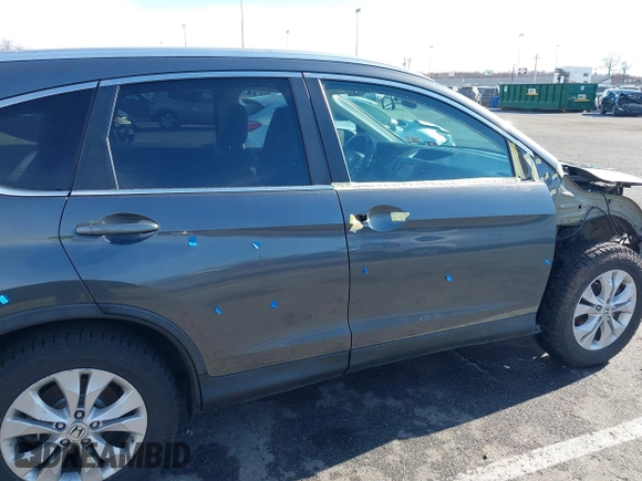 2013 Honda CR-V EX-L with VIN 2HKRM4H75DH660774, listed as a IAAI auction lot 41800719 with 166,647 mi miles. Bid and sale history available at carsss.com. Image 19.