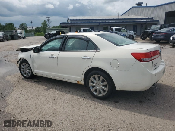 2012 Lincoln MKZ with VIN 3LNHL2JC5CR802316, listed as a Copart auction lot 60153365 with Not provided miles and Salvage title. Bid and sale history available at DreamBid. Image 2.