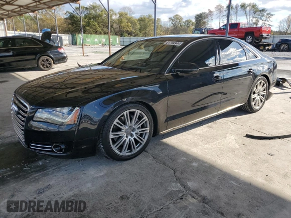 2013 Audi A8 3.0L z VIN WAUAGAFD9DN005655, wystawiony jako Copart lot #82819524 z przebiegiem 159 545 mil mil oraz Szkoda całkowita • Salvage title. Historia ofert i sprzedaży dostępna na DreamBid. Obrazek 1.