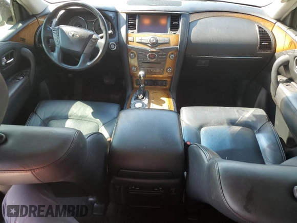 2014 Infiniti QX80 with VIN JN8AZ2ND9E9750604, listed as a Copart auction lot 57026004 with 144,732 mi miles and Clean Title. Bid and sale history available at carsss.com. Image 8.