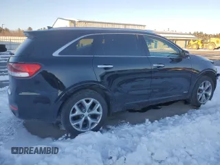 2017 Kia Sorento SX V6 with VIN 5XYPKDA54HG324097, listed as a Copart auction lot 88893205 with 110,296 mi miles and Salvage Title. Bid and sale history available at carsss.com. Image 3.