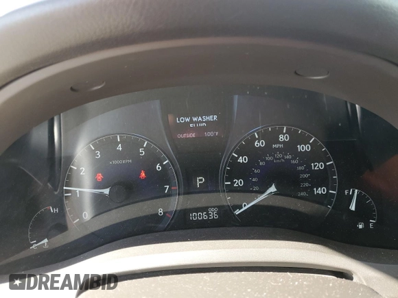 2011 Lexus RX 350 with VIN 2T2ZK1BA6BC051925, listed as a Copart auction lot 53166295 with 100,636 mi miles and Salvage Title. Bid and sale history available at carsss.com. Image 9.