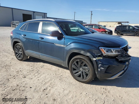 2022 Volkswagen Atlas Cross Sport 3.6L V6 SE w/Technology with VIN 1V2JE2CA3NC208819, listed as a Copart auction lot 88648115 with 106,851 mi miles and Salvage Title. Bid and sale history available at carsss.com. Image 4.
