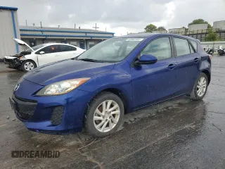 2012 Mazda 3 i Touring with VIN JM1BL1L76C1619120, listed as a Copart auction lot 63982455 with 136,909 mi miles and Salvage title. Bid and sale history available at DreamBid. Image 1.