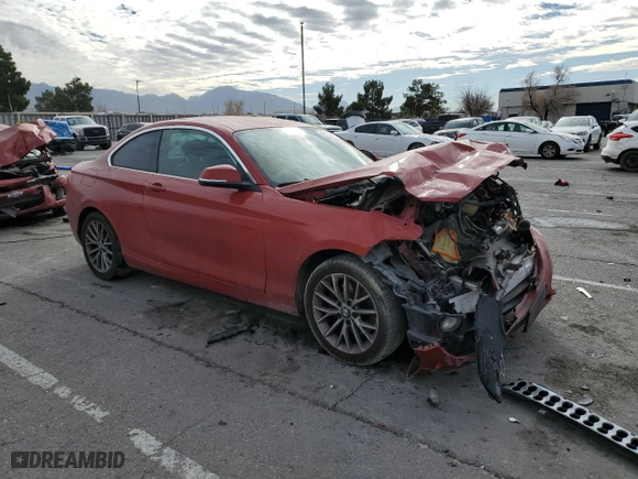 2016 BMW 2 Series 228i with VIN WBA1F9C52GV544296, listed as a Copart auction lot 89154425 with 100,921 mi miles and Salvage Title. Bid and sale history available at carsss.com. Image 4.