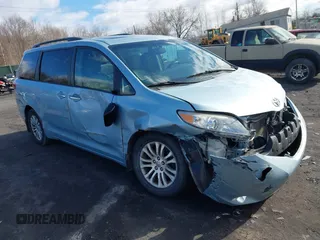2016 Toyota Sienna XLE with VIN 5TDYK3DC9GS758610, listed as a IAAI auction lot 41722763 with 144,649 mi miles and . Bid and sale history available at DreamBid. Image 1.