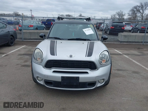 2012 MINI Countryman S with VIN WMWZC5C5XCWL55727, listed as a IAAI auction lot 41729968 with 103,935 mi miles and . Bid and sale history available at DreamBid. Image 6.