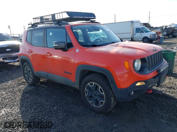 2017 Jeep Renegade Trailhawk z VIN ZACCJBCB7HPF25940, wystawiony jako IAAI lot #41372188 z przebiegiem 146 817 mil mil oraz . Historia ofert i sprzedaży dostępna na DreamBid. Obrazek 1.