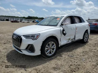 2024 Audi Q3 S line Premium with VIN WA1DECF3XR1054803, listed as a Copart auction lot 55288415 with Not provided miles and Salvage title. Bid and sale history available at DreamBid. Image 1.