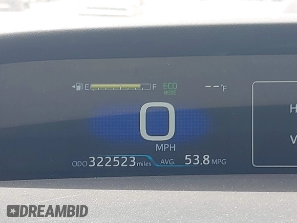 2021 Toyota Prius LE with VIN JTDKAMFP0M3193305, listed as a IAAI auction lot 42283494 with 322,523 mi miles and . Bid and sale history available at DreamBid. Image 15.