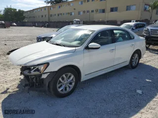 2017 Volkswagen Passat 1.8T S with VIN 1VWAT7A37HC085584, listed as a Copart auction lot 50938915 with 96,108 mi miles and Salvage Title. Bid and sale history available at carsss.com. Image 1.