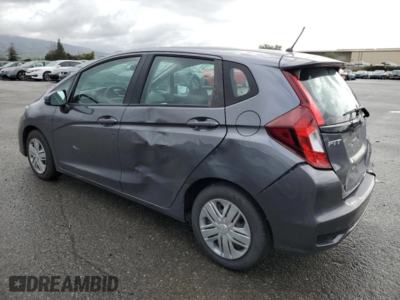 2019 Honda Fit LX with VIN 3HGGK5H41KM711415, listed as a Copart auction lot 45196655 with 67,762 mi miles and Salvage Title. Bid and sale history available at carsss.com. Image 2.