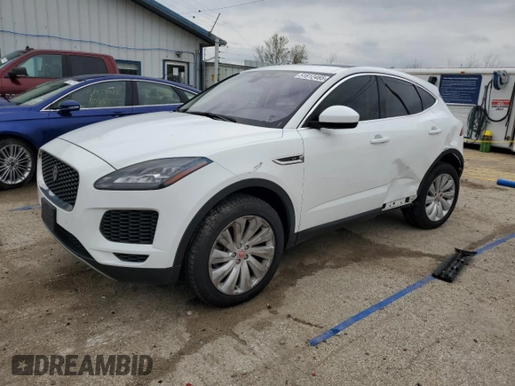 2018 Jaguar E-Pace SE with VIN SADFP2FX1J1Z15509, listed as a Copart auction lot 51812485 with 44,068 mi miles and Salvage Title. Bid and sale history available at DreamBid. Image 1.