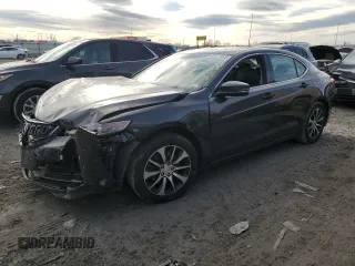 2016 Acura TLX Tech with VIN 19UUB1F58GA006915, listed as a Copart auction lot 48177495 with 0 mi miles and Salvage Title. Bid and sale history available at carsss.com. Image 1.