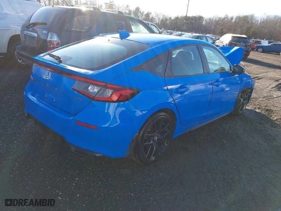 2023 Honda Civic Hatchback Sport with VIN 19XFL2H82PE010800, listed as a IAAI auction lot 41235677 with 53,031 mi miles. Bid and sale history available at carsss.com. Image 4.