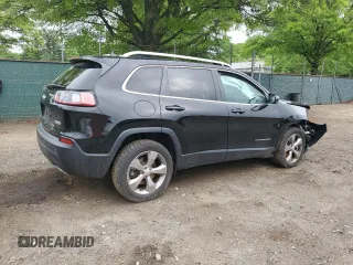 2021 Jeep Cherokee Latitude Lux with VIN 1C4PJLMX4MD144508, listed as a Copart auction lot 55473625 with 65,842 mi miles and Salvage title. Bid and sale history available at DreamBid. Image 3.