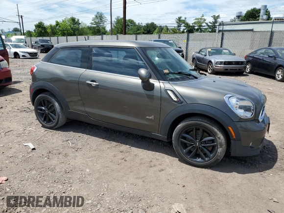 2013 MINI Paceman S ALL4 z VIN WMWSS7C56DWN71592, wystawiony jako Copart lot #57628475 z przebiegiem 83 488 mil mil oraz Szkoda całkowita • Salvage title. Historia ofert i sprzedaży dostępna na DreamBid. Obrazek 4.