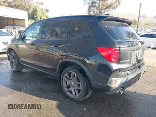 2022 Honda Passport EX-L with VIN 5FNYF7H58NB003344, listed as a IAAI auction lot 41986557 with 37,572 mi miles and . Bid and sale history available at carsss.com. Image 3.