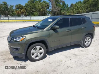 2021 Jeep Compass Latitude with VIN 3C4NJCBB0MT538984, listed as a Copart auction lot 48861085 with 75,229 mi miles and Non Repairable. Bid and sale history available at carsss.com. Image 1.