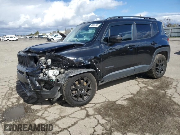 2019 Jeep Renegade Altitude with VIN ZACNJBBB6KPK55064, listed as a Copart auction lot 45586795 with 93,698 mi miles and Salvage Title. Bid and sale history available at DreamBid. Image 1.