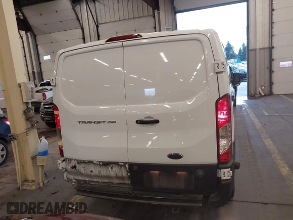 2020 Ford Transit Cargo with VIN 1FTBR1Y81LKA74678, listed as a IAAI auction lot 41173381 with 39,137 mi miles and . Bid and sale history available at DreamBid. Image 17.