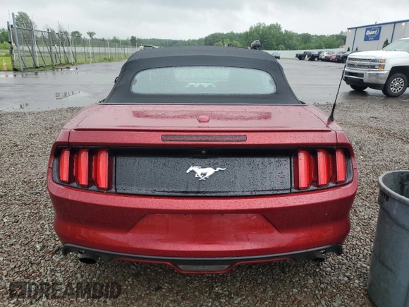 2016 Ford Mustang EcoBoost Premium with VIN 1FATP8UH4G5304510, listed as a Copart auction lot 59869815 with 33,438 mi miles and Salvage title. Bid and sale history available at DreamBid. Image 6.