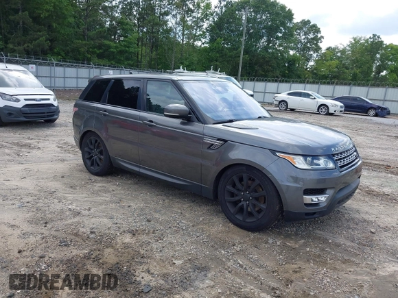 2016 Land Rover Range Rover Sport HSE with VIN SALWR2PF0GA659599, listed as a IAAI auction lot 42458860 with 130,607 mi miles and . Bid and sale history available at DreamBid. Image 1.