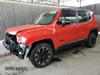 2023 Jeep Renegade Trailhawk z VIN ZACNJDC19PPP71461, wystawiony jako Copart lot #54140795 z przebiegiem 35 636 mil mil oraz Czysty tytuł • Clean title. Historia ofert i sprzedaży dostępna na DreamBid. Obrazek 1.