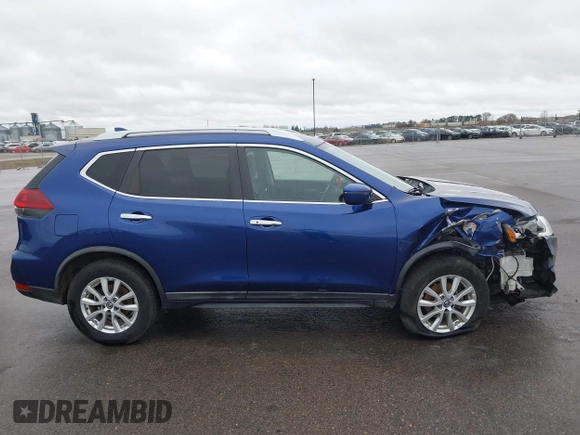 2018 Nissan Rogue SV with VIN KNMAT2MV8JP592365, listed as a IAAI auction lot 42081584 with 58,687 mi miles and . Bid and sale history available at DreamBid. Image 13.