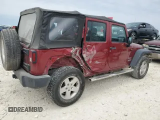 2012 Jeep Wrangler Unlimited Sport with VIN 1C4BJWDG5CL158739, listed as a Copart auction lot 51334975 with 31,818 mi miles and Salvage Title. Bid and sale history available at carsss.com. Image 3.