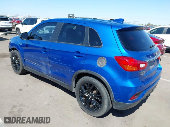 2019 Mitsubishi Outlander ES with VIN JA4AP3AU8KU025396, listed as a IAAI auction lot 42095905 with 98,521 mi miles and . Bid and sale history available at DreamBid. Image 3.