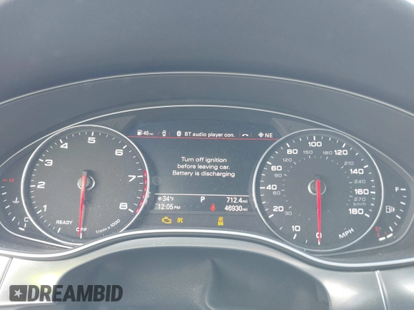 2018 Audi A6 Premium Plus with VIN WAUG8AFC3JN101856, listed as a IAAI auction lot 41589518 with 46,930 mi miles. Bid and sale history available at carsss.com. Image 7.