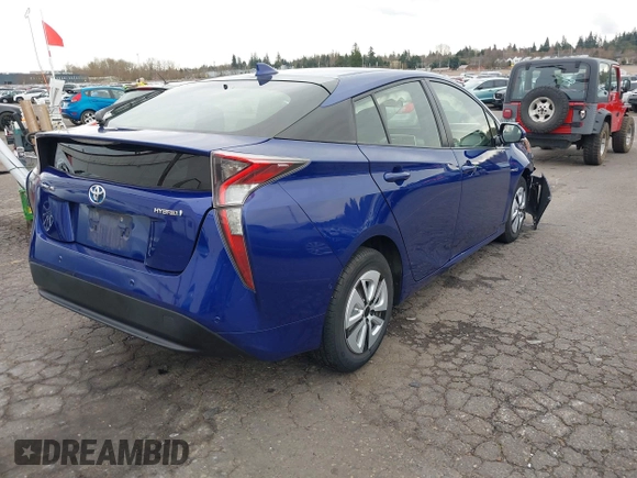 2018 Toyota Prius Two with VIN JTDKBRFU8J3067821, listed as a IAAI auction lot 41767013 with 82,285 mi miles and . Bid and sale history available at carsss.com. Image 4.
