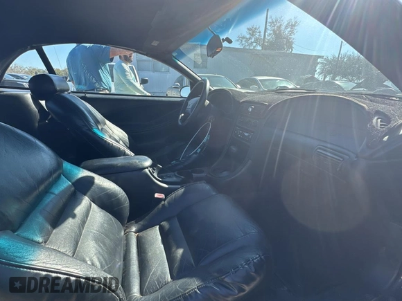 1998 Ford Mustang GT with VIN 1FAFP45X3WF197020, listed as a Copart auction lot 43796325 with 74,844 mi miles and Salvage Title. Bid and sale history available at carsss.com. Image 5.