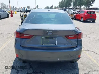 2014 Lexus IS 250 with VIN JTHBF1D27E5009067, listed as a IAAI auction lot 42597405 with 141,102 mi miles and . Bid and sale history available at DreamBid. Image 16.