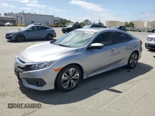 2016 Honda Civic EX-L z VIN 2HGFC1F89GH643491, wystawiony jako Copart lot #53396555 z przebiegiem 60 874 mil mil oraz Szkoda całkowita • Salvage title. Historia ofert i sprzedaży dostępna na DreamBid. Obrazek 1.