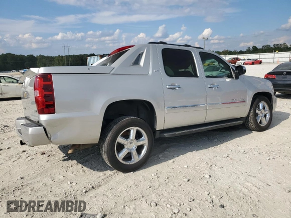 2011 Chevrolet Avalanche LTZ with VIN 3GNTKGE39BG302847, listed as a Copart auction lot 74126814 with 246,301 mi miles and Salvage Title. Bid and sale history available at carsss.com. Image 3.