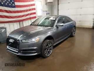 2016 Audi S6 Premium Plus with VIN WAUF2AFC4GN100284, listed as a Copart auction lot 86496964 with 100,537 mi miles and Salvage Title. Bid and sale history available at carsss.com. Image 1.