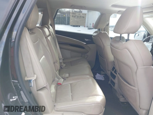 2017 Acura MDX with VIN 5FRYD4H32HB024499, listed as a IAAI auction lot 41531769 with 131,294 mi miles. Bid and sale history available at carsss.com. Image 8.