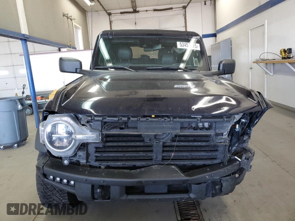 2021 Ford Bronco with VIN 1FMEE5DP8MLA86069, listed as a Copart auction lot 53457875 with 46,575 mi miles and Salvage title. Bid and sale history available at DreamBid. Image 5.