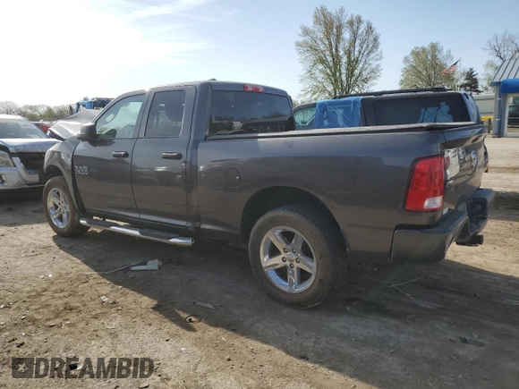 2018 Ram 1500 Express with VIN 1C6RR7FG3JS215878, listed as a Copart auction lot 52197945 with 0 mi miles and Salvage Title. Bid and sale history available at carsss.com. Image 2.
