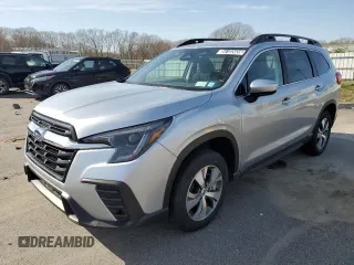 2024 Subaru Ascent Premium z VIN 4S4WMAED0R3447418, wystawiony jako Copart lot #54102635 z przebiegiem 11 586 mil mil oraz Czysty tytuł • Clean title. Historia ofert i sprzedaży dostępna na DreamBid. Obrazek 1.