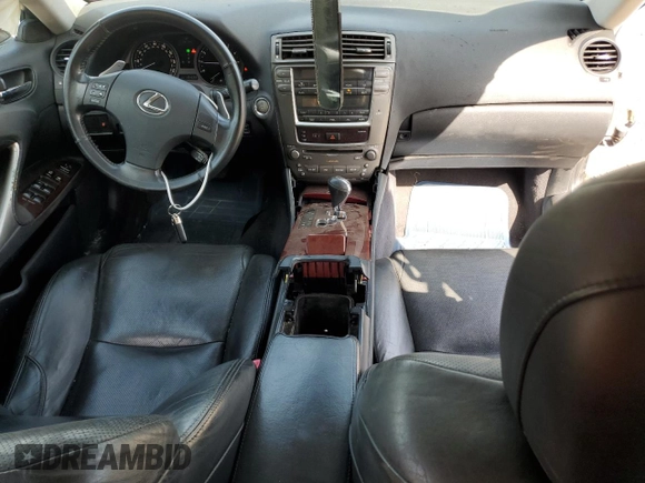 2006 Lexus IS 250 with VIN JTHCK262365003268, listed as a Copart auction lot 55077595 with 194,699 mi miles and Clean Title. Bid and sale history available at DreamBid. Image 8.