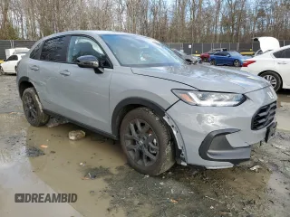 2024 Honda HR-V Sport with VIN 3CZRZ2H51RM759334, listed as a Copart auction lot 87272894 with 21,509 mi miles and Salvage title. Bid and sale history available at DreamBid. Image 4.