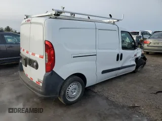2017 Ram ProMaster City Cargo Tradesman with VIN ZFBERFAB7H6E71317, listed as a Copart auction lot 45488715 with 93,183 mi miles and Salvage Title. Bid and sale history available at DreamBid. Image 3.