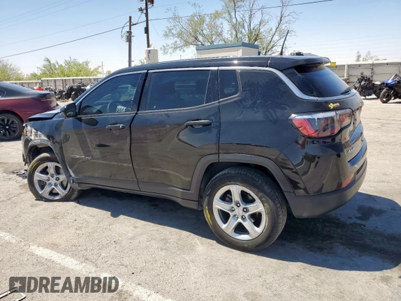 2023 Jeep Compass Sport z VIN 3C4NJDAN7PT538650, wystawiony jako Copart lot #60293965 z przebiegiem 57 586 mil mil oraz Szkoda całkowita • Salvage title. Historia ofert i sprzedaży dostępna na DreamBid. Obrazek 2.